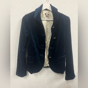 JCrew vintage velvet blazer